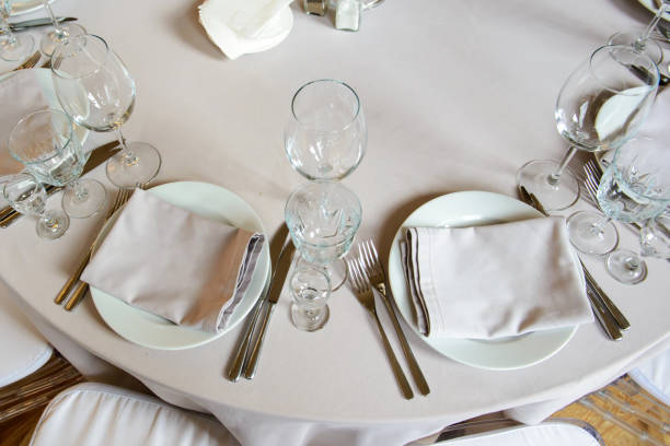 istock Restaurant Utensil on the table. 1138800864