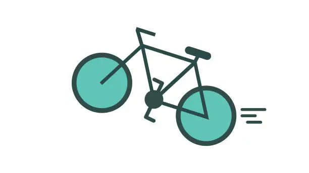 Vector illustration of Bycycle icon