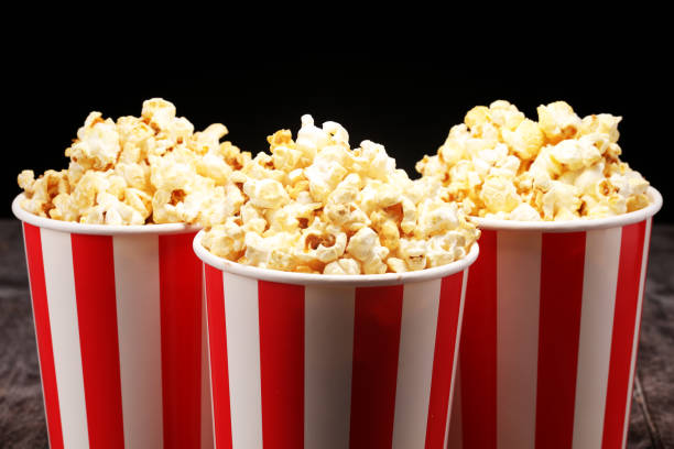 istock Cinema concept with popcorn. sweet and salty popcorn 1138803983