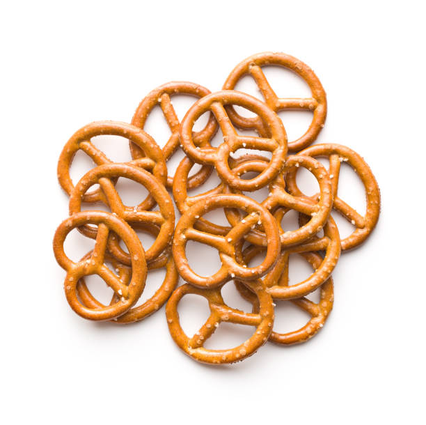 istock Salted mini pretzels snack. 1138805670
