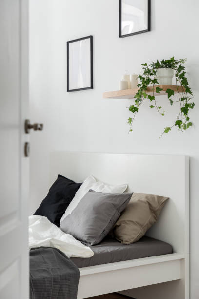 istock Open bedroom doors 1138807888