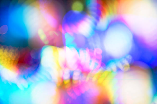 istock Colorful bokeh lights on a black background 1138809898