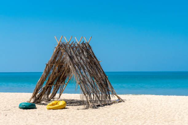 istock Shelter on the beach 1138814217