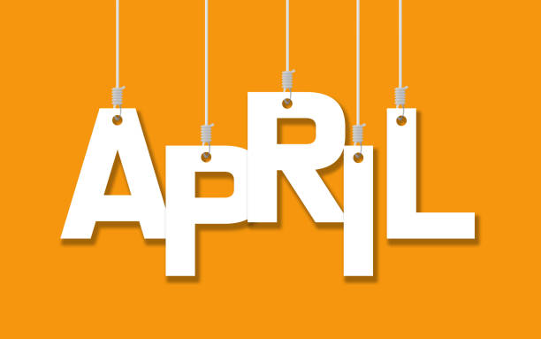 istock April word hang on ropes 1138816898