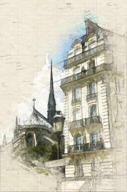 istock Notre Dame’s area in Paris 1138821002