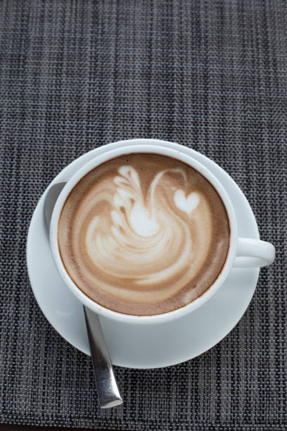istock Close shots, hot coffee in a white cup 1138821417