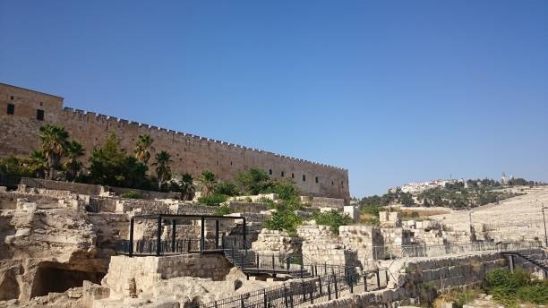 istock Israel, Jerusalem, stone streets on a clear day. 1138823788