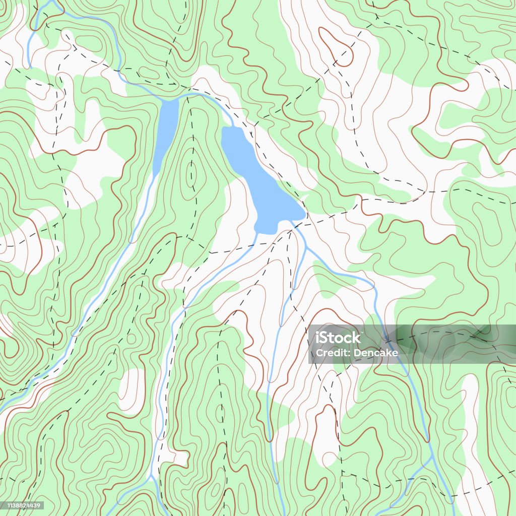 地形地図地形図の背景色 - イラスト素材...