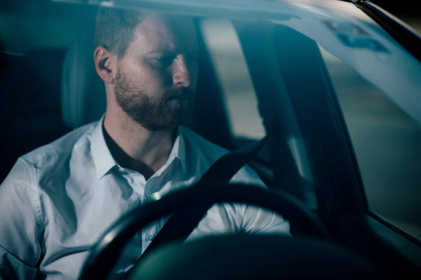 istock Businessman in car 1138829913