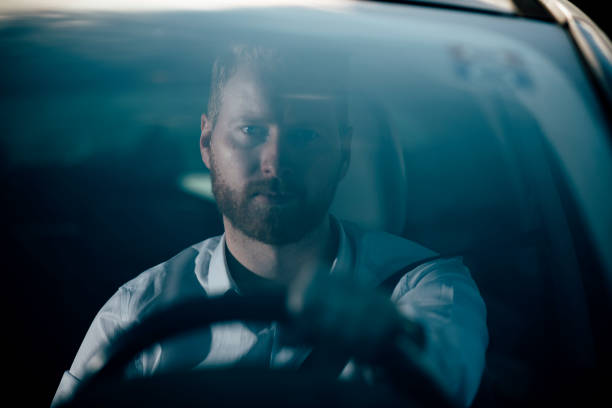 istock Businessman in car 1138830193