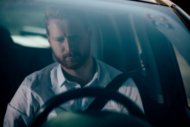 istock Businessman in car 1138830206