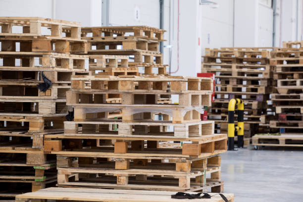 istock Wooden pallets 1138838825