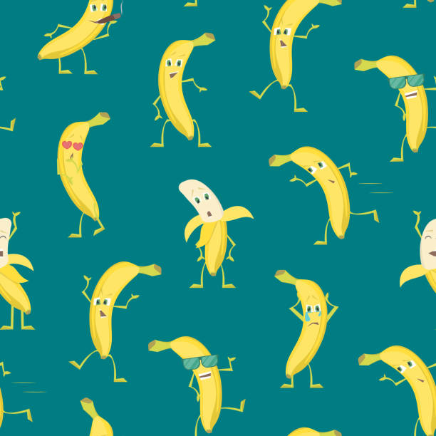 Ilustración de Dibujos Animados Personajes Divertidos Amarillo Plátanos Sin Costuras Patrón De Fondo Vector y más Vectores Libres de Derechos de Plátano - Fruta tropical - iStock Ilustración de Dibujos Animados Personajes Divertidos Amarillo Plátanos Sin Costuras Patrón De Fondo Vector y más Vectores Libres de Derechos de Plátano - Fruta tropical - iStock