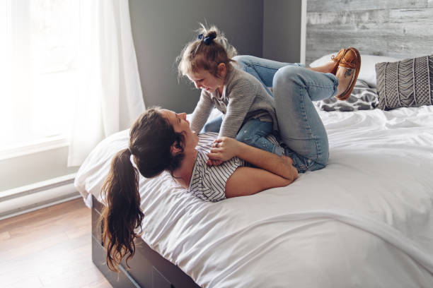 istock Mother and daughter spending a week-end morning together 1138840321