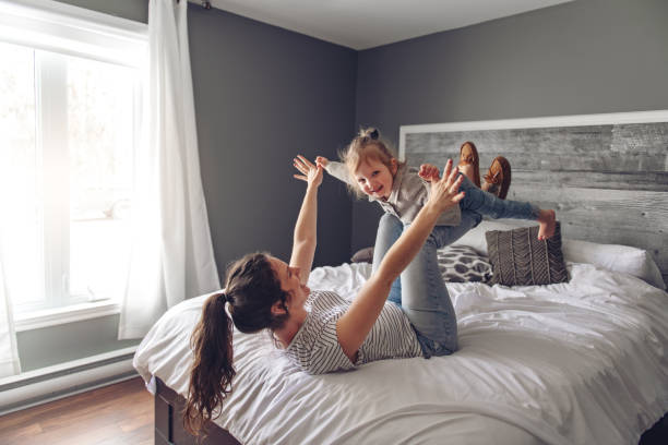 istock Mother and daughter spending a week-end morning together 1138840440