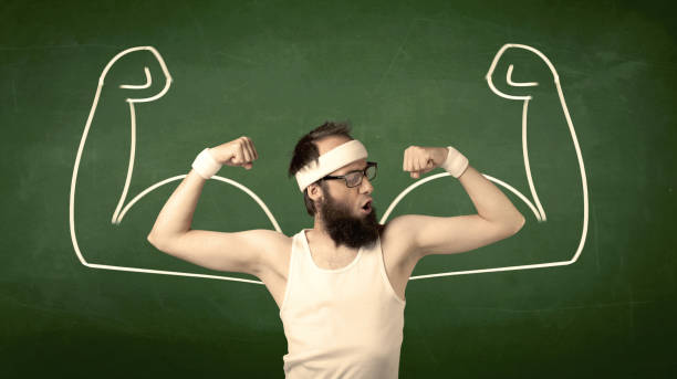 istock Skinny student wants muscles 1138840730