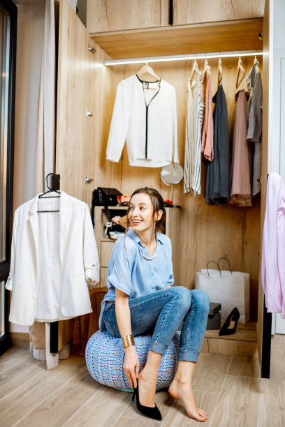 istock Woman in the wardrobe at home 1138846450