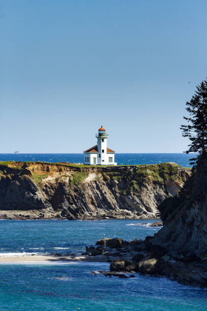 istock Cape Arago Lighthouse on the Pacific Coast of Oregon. 1138847912