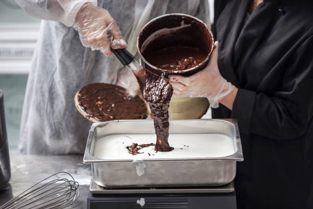 istock Making Of gelato chocolate ice cream 1138848762