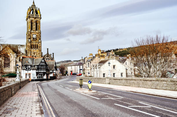 peebles, scottish borders, scotland - peebles stock-fotos und bilder