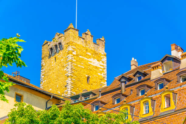 istock Prison tower in Neuchatel, Switzerland 1138859954