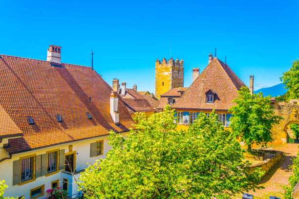 istock Prison tower in Neuchatel, Switzerland 1138860142