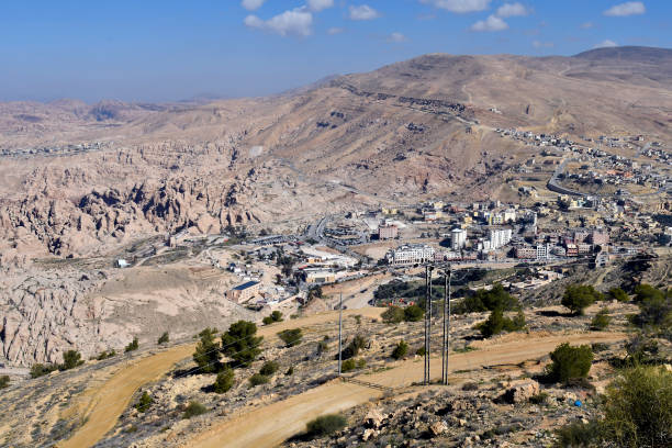 istock Jordan, Wadi Musa townsacpe 1138862106
