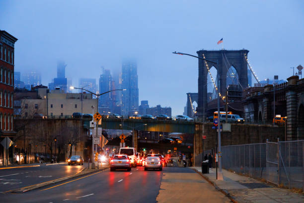 When you look down Washington street in DUMB O you will see the world famous Manhattan Bridge which connects the island of Manhattan with Brooklyn New York. DUMBO is considered to be hipster central and is home to Brooklyn Bridge Park which crosses under Manhattan bridge.