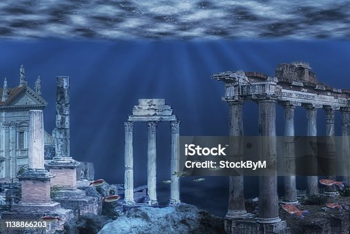 istock Underwater ruins 1138866203