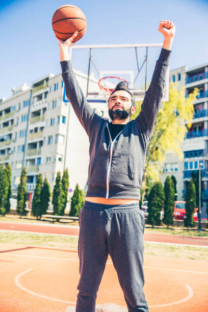 istock Basketball player on the court 1138866288