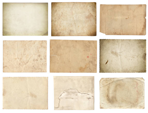 istock Set of various retro old photos isolated on white 1138871655
