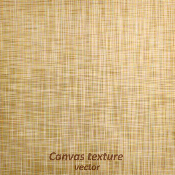 burlap płótnie worek tkaniny płótno płótno lniane tkaniny scrim tkaniny tekstury materiału tła - burlap backgrounds sackcloth brown stock illustrations