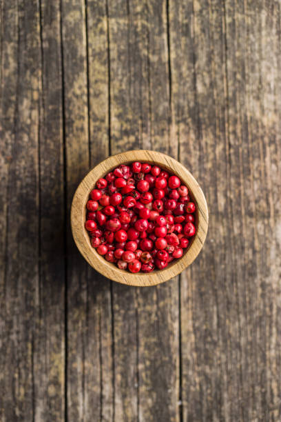 istock Dried pink peppercorn. 1138873615
