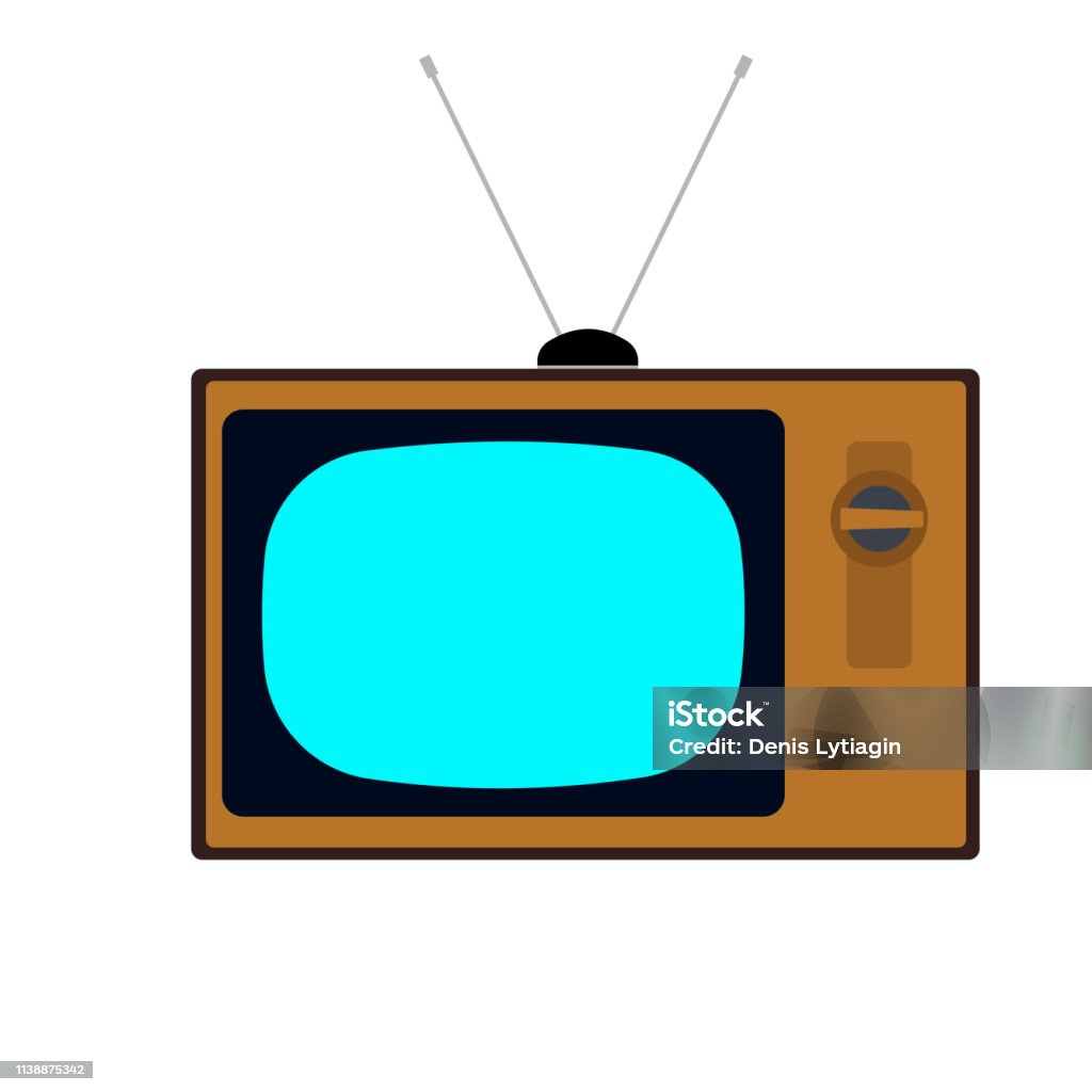 Tv Objective Vector Tv Vector Graphics Stock Illustration - Download Image Now - Analog ...