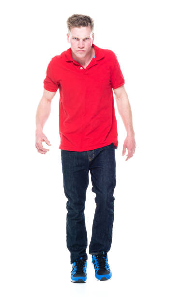 istock Handsome man in red shirt 1138875512