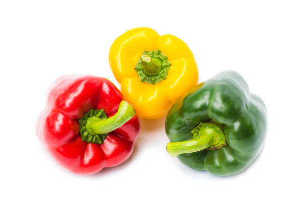 istock Sweet bell pepper isolated on white background 1138876980