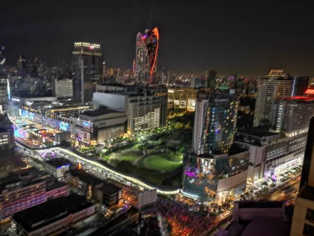 istock Bangkok City at the Night time 1138879324