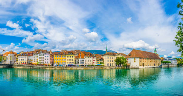 istock Riverside of Aare passing through Solothurn, Switzerland 1138880676