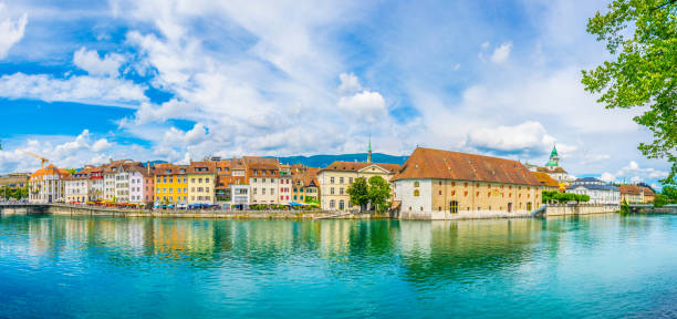 istock Riverside of Aare passing through Solothurn, Switzerland 1138880738