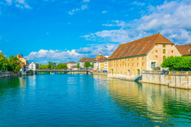istock Riverside of Aare passing through Solothurn, Switzerland 1138880826