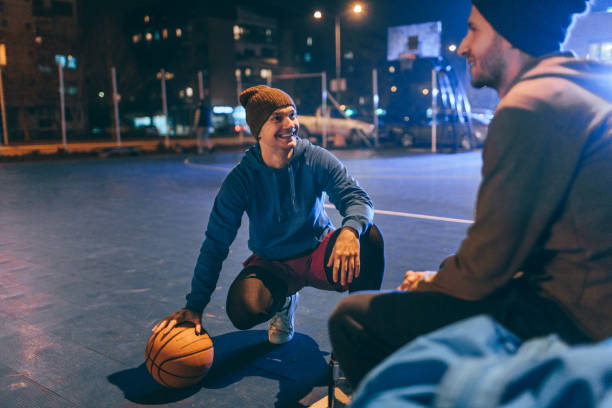 istock Resting after the basketball game 1138884067
