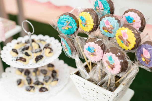 istock Decoration table for children's birthday 1138890339