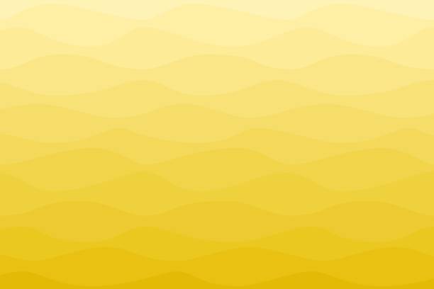 Wavy Ombre Yellow Sun Rays Background Stock Illustration - Download Image  Now - Ombre, Backgrounds, Yellow - iStock