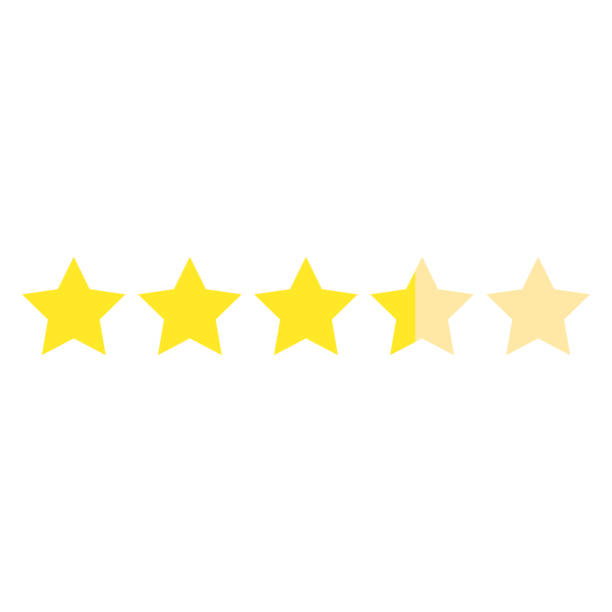 istock Vector illustration yellow stars simple icon champion rating 1138893656