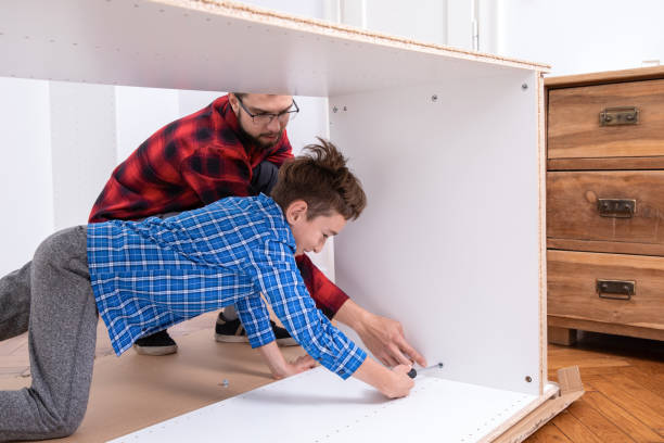 istock Installation of big bedroom wardrobe 1138894372