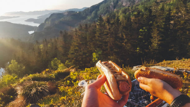 Norway - Hot dog with a view