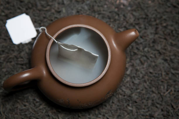 istock Black tea teapot teabag smoke nobody 1138899312