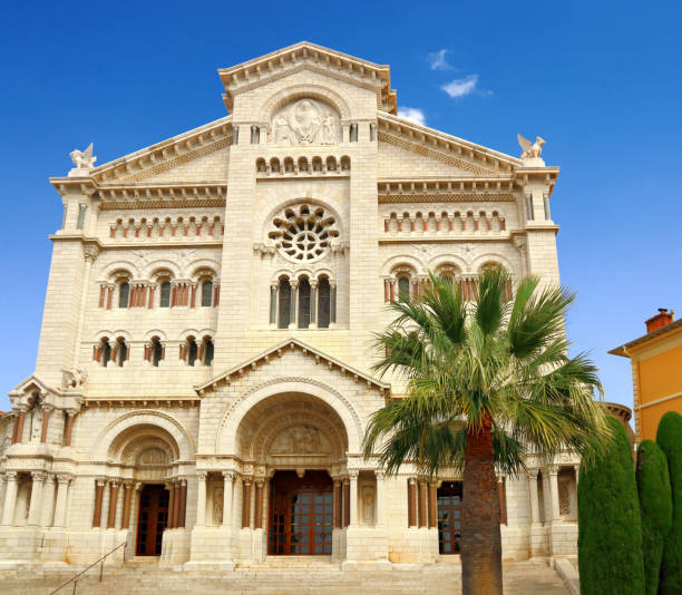 istock Facade of Monaco Cathedral. 1138903646