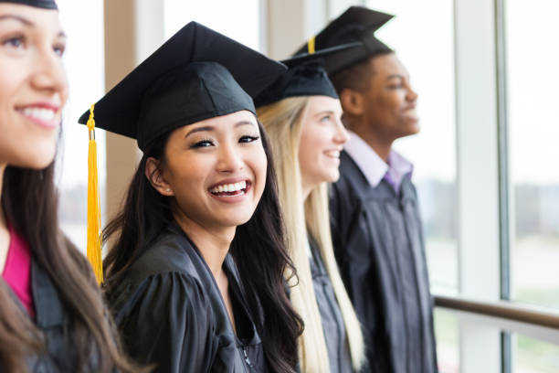 istock Happy female high school graduate 1138904492