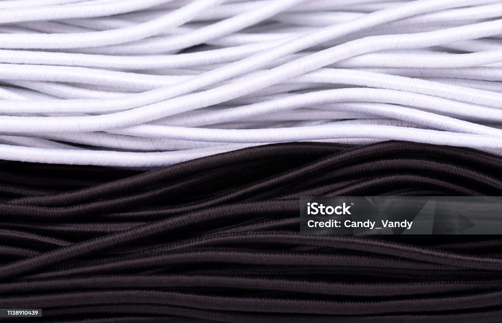 Elastic Band For Sewing Clothes Sewing Rubber Band Elastic For Clothing  Texture Background Stock Photo - Download Image Now - iStock